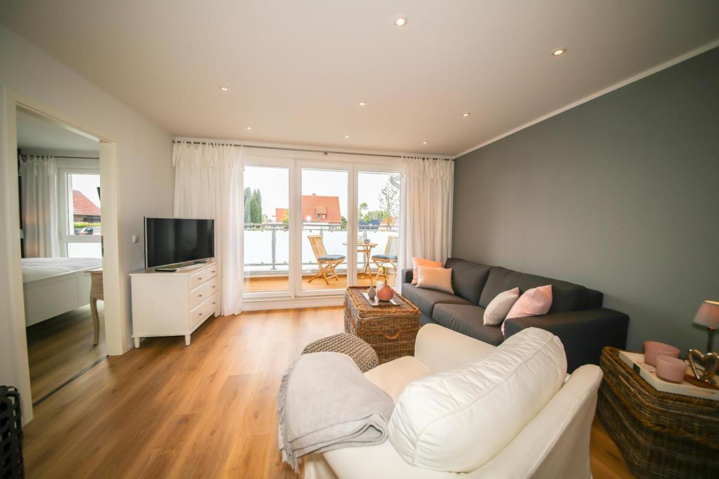 Ferienwohnung Strandvilla Augustusbad App. 08 ชาร์บอยท์ซ ภายนอก รูปภาพ